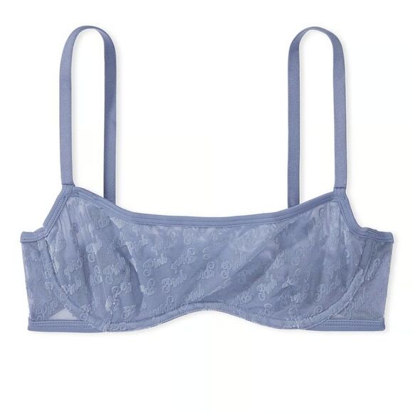 1256 NWT Victoria's Secret PINK Wink Non-Padded U-Neck Bra Sz XL - Picture 2 of 7